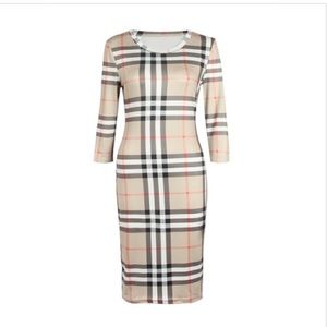 Burberry print dress